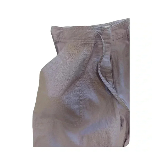 Northern Reflections Linen Blend Lilac  Capri Pants Size 4 - Picture 4 of 10